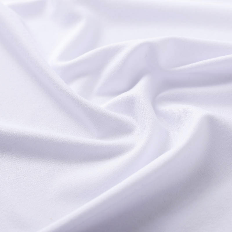 Tela plana peluda de doble cara de seda de leche 100D