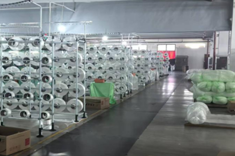 Producción de telas grises-Taller de producción de telas grises.